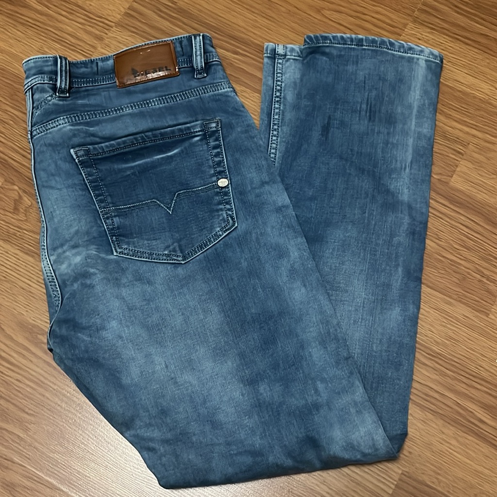 Diesel Industry Slim Skinny Jeans Mens 38 Made In Italy Medium Wash Pants